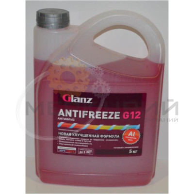 Антифриз G-12 Glanz (красный) 5 кг
