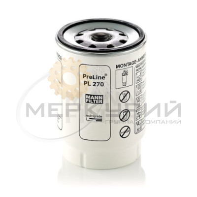 Элемент фильтра грубой очистки топлива PreLine PL270 для ЯМЗ-534